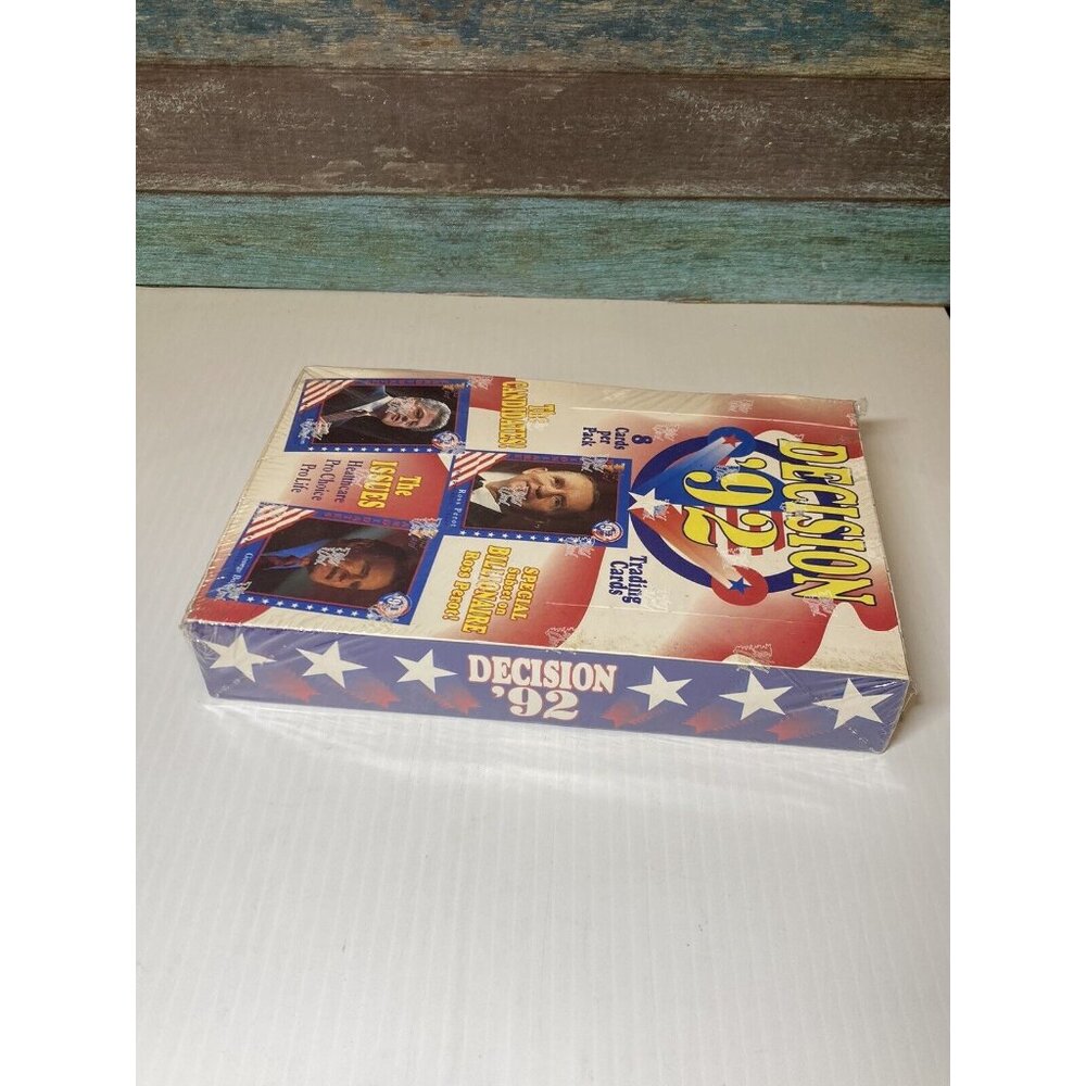 1992 Decision '92 Trading Card Box 36 Packs Sealed Bill Clinton George Bush NOS - Picture 4 of 7